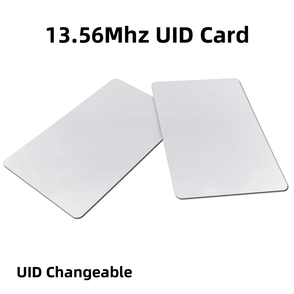 

10pcs UID Card 13.56MHz Block 0 Sector Writable IC Cards Clone Changeable Smart Keyfobs Key Tags 1K S50 RFID Access Control