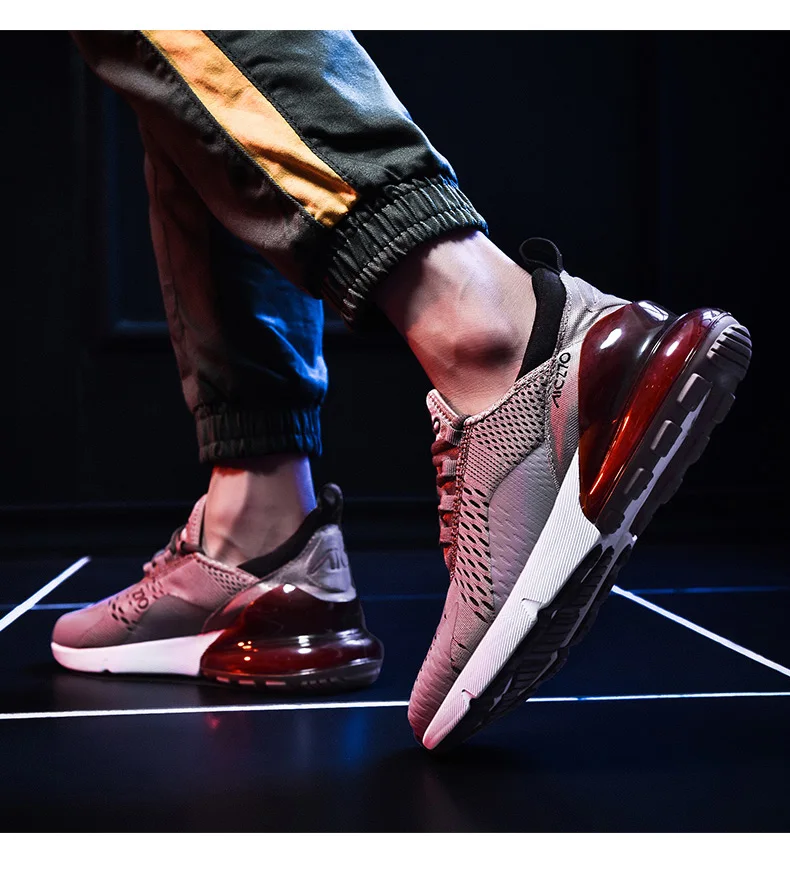 Herren-Paar-Sneaker, neue atmungsaktive Sportschuhe mit Mesh-Obermaterial und Luftpolsterung, Unisex-Freizeit-Laufschuhe für Herren und Damen, Größe 36–47. – Detail 7