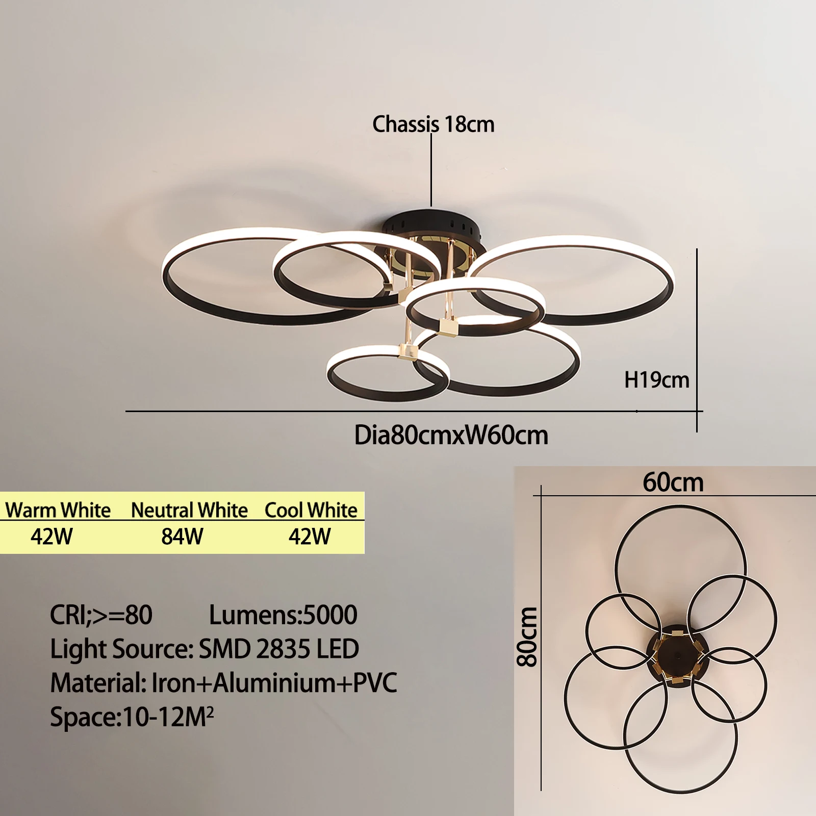 Moderne LED-plafondkroonluchter voor woonkamer, slaapkamer, ronde dimbare plafondlamp, goud/chroom/zwart slaapkamer plafondlamp