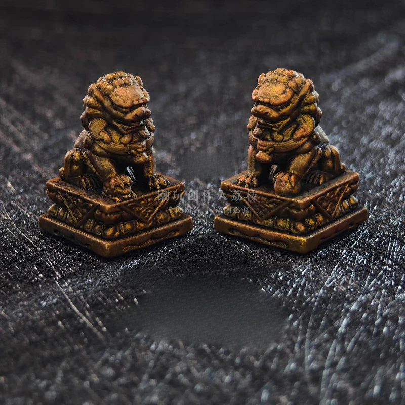 Ancient Style Lion Keycap Resin Artisan Keycaps for Mechanical Keyboard Accessories 3D Printing Custom Keyboard Caps MX Switch