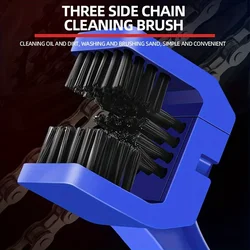 Portable Chain Cleaner Motorcycle Road Bike Chain Clean Brush Bicycle Clean Motorcycle Tools Chain Cleaner Maintenance Tool Port