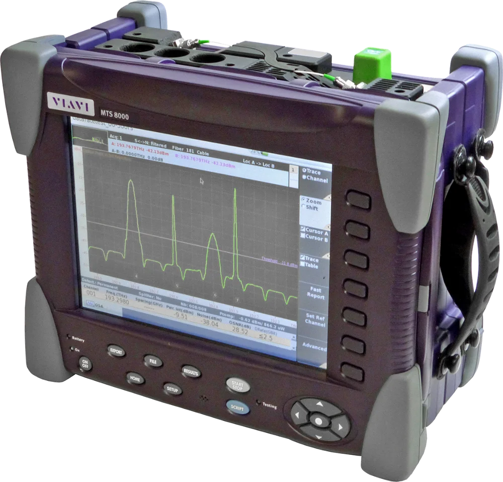 Demo OSA-500 Series Modular optical Spectrum Analyzer with viavi MTS8000 platform OSA