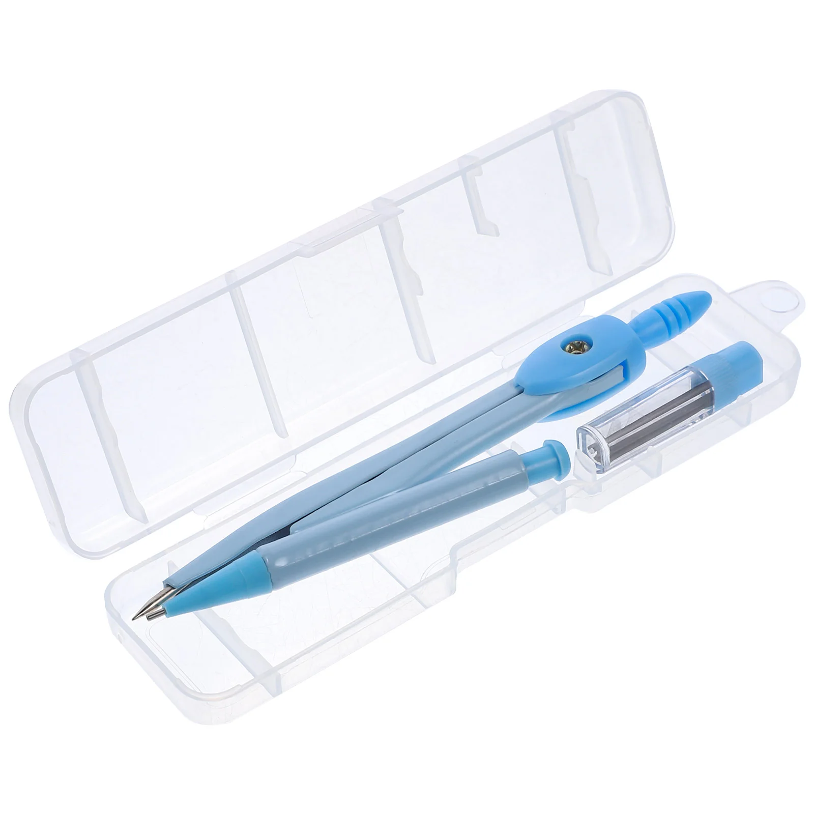 

Pencils for Kids Compasses Drawing Geometry Drafting Portable Tool Blue Math Student