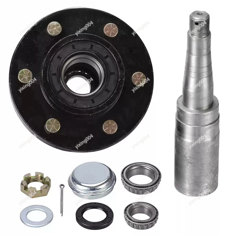 139.7mm PCD Trailer Hub, 5/6 Studs, 2.7T Heavy Duty Wear Resistant Trailer Accessory