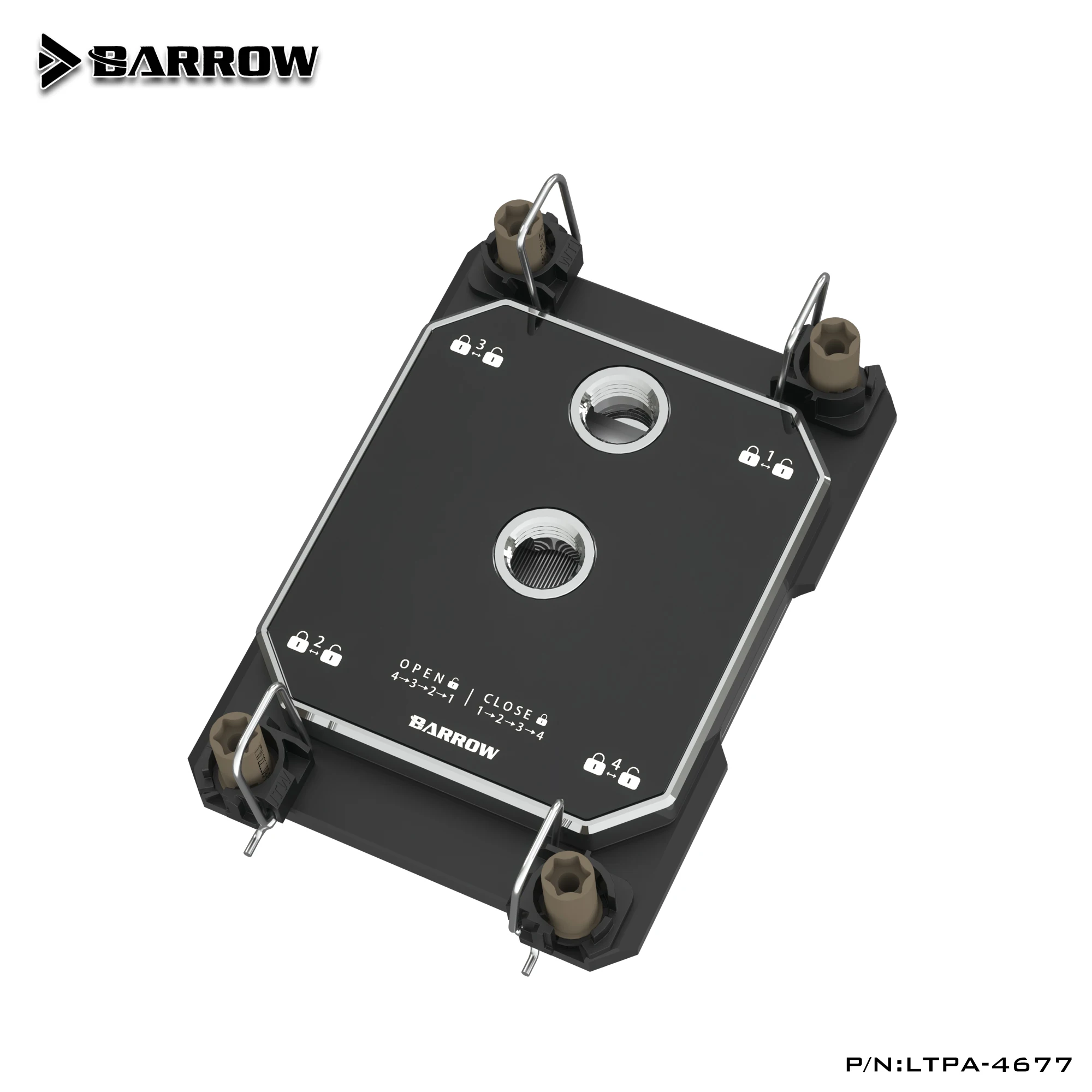 BARROW CPU Water Block For Intel LGA4677 Server Processor Water Cooler,G1/4