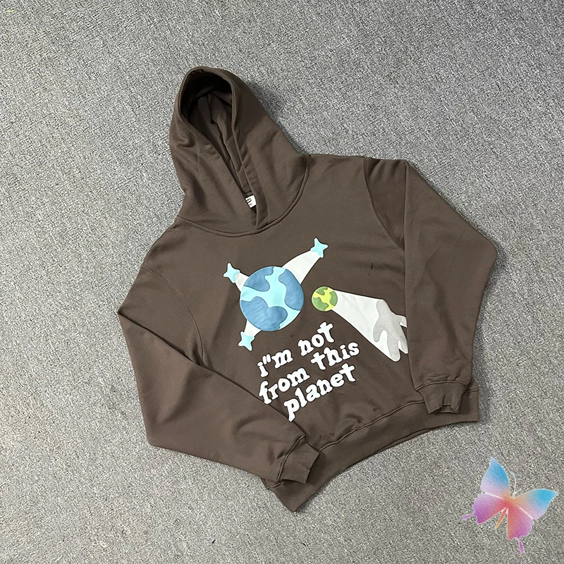 

Men Women Broken Planet Hoodys Foam Earth Star Print Embroidered Letter Logo Hoodies Casual Loose Cleanfit BP Sweatshirts