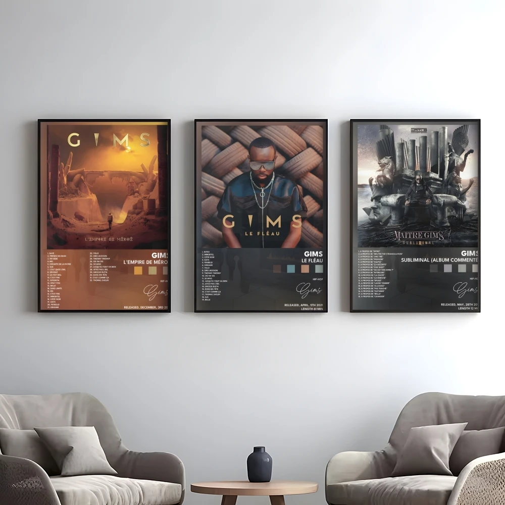 Rapper Singer G-GIMS Poster Elegant And Affordable Wall Art Stickers For Dormitory Living Room And Bedroom Spaces