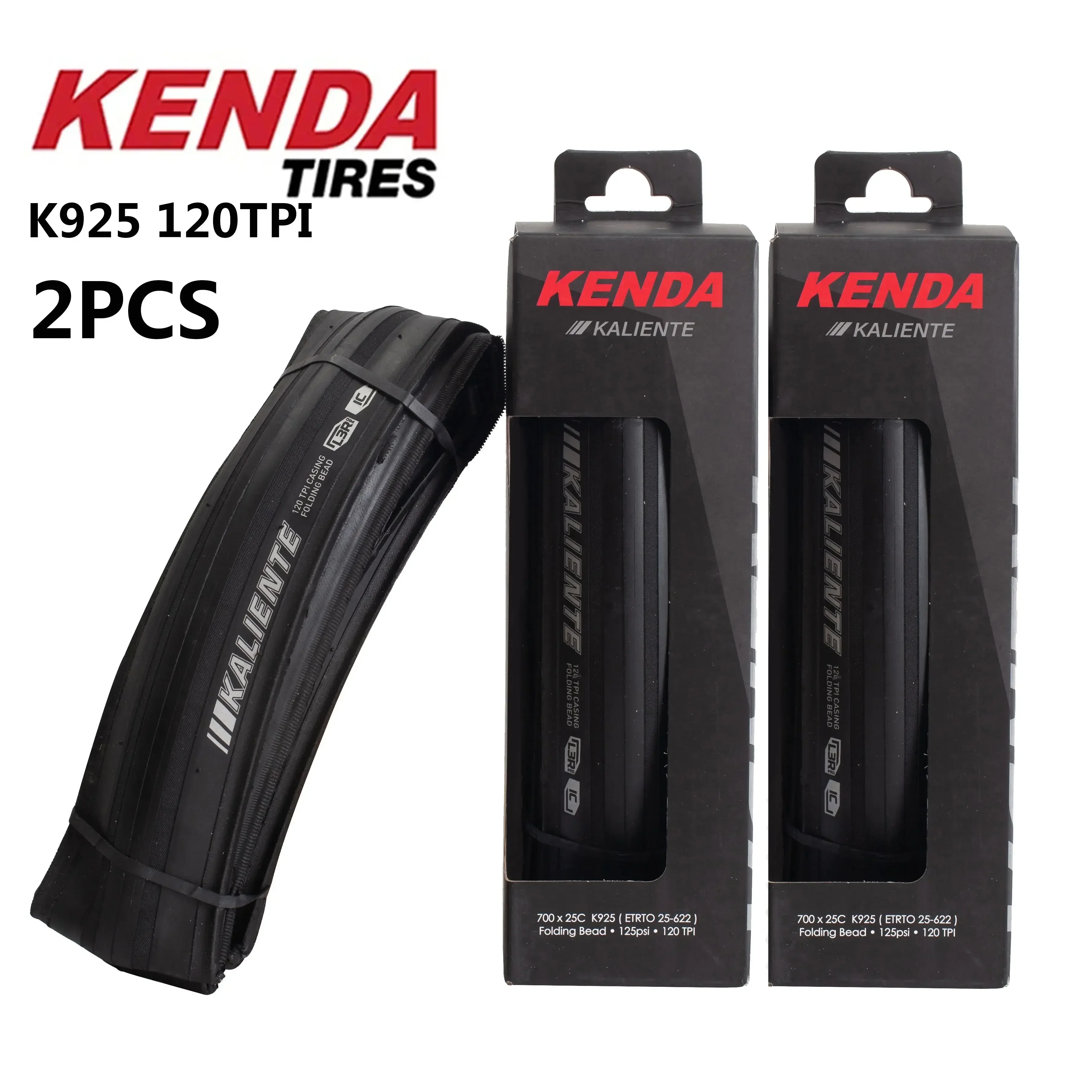 2PCS KENDA K1018 K925 K1092 Road Bicycle Tire 700x25C 700x28C Road Bicycle Clincher Foldable Gravel Tyre