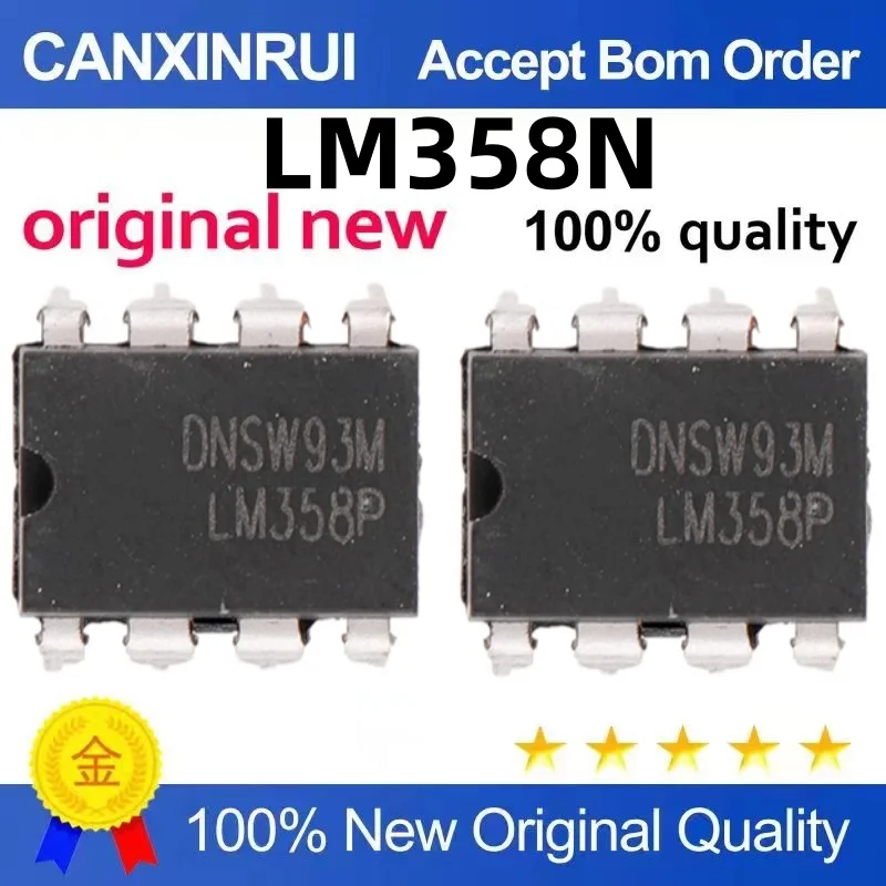 

（100 pieces）LM358 N LM358P DIP-8 Op Amp