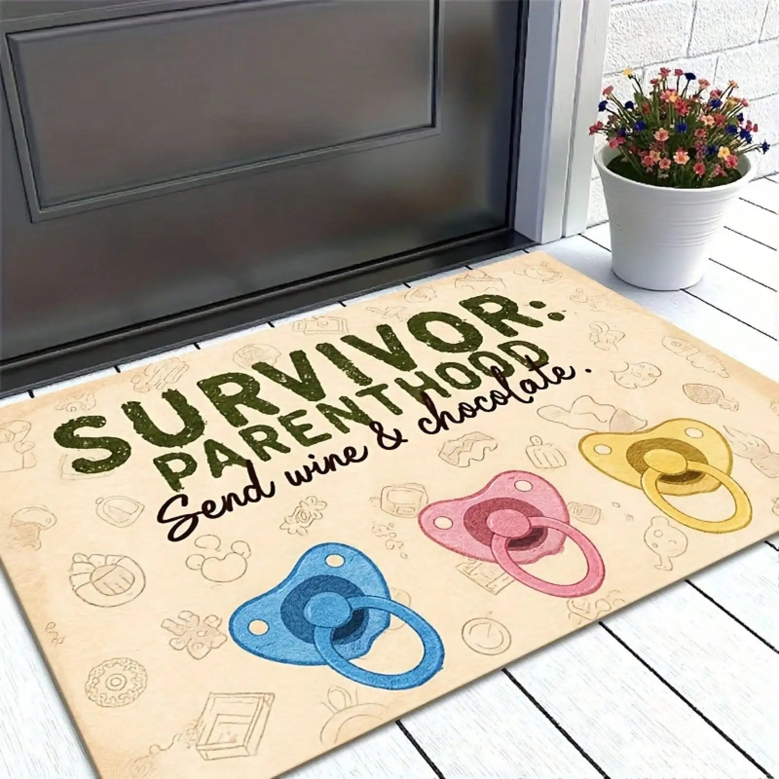 Premium Welcome Doormat Home, Non-Slip And Easy To Clean, Entryways, Bedrooms, Kitchens, Offices, Shower Bathrooms, And Bathroom Decor -. Home Decor, Room