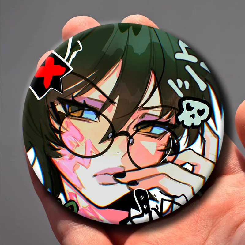 Anime Character King of Curses Brooch Figure The Heavenly Restriction Badge Handmade Brooches for Backpack Clothes Decoration
