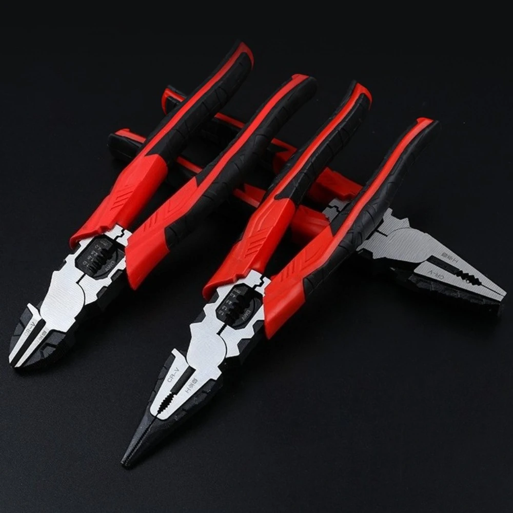

Electrician Cutting Pliers Universal Nozzle Diagonal Wire Cable Cutters Long Nose Clip Wiring Multifunctional Stripping Tools