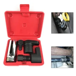 5pcs Oxygen Sensor Socket Wrench Kits Vehicle Universal O2 Sensor Sleeve Extraction Tools Oxygen Sensor Removal Tools