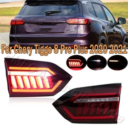 Inside LED Taillamp Assembly Tail Light Rear Turn Signal Lamp Reversing Brake Lamp For Car For Chery Tiggo 8 Pro Plus 2020 2021