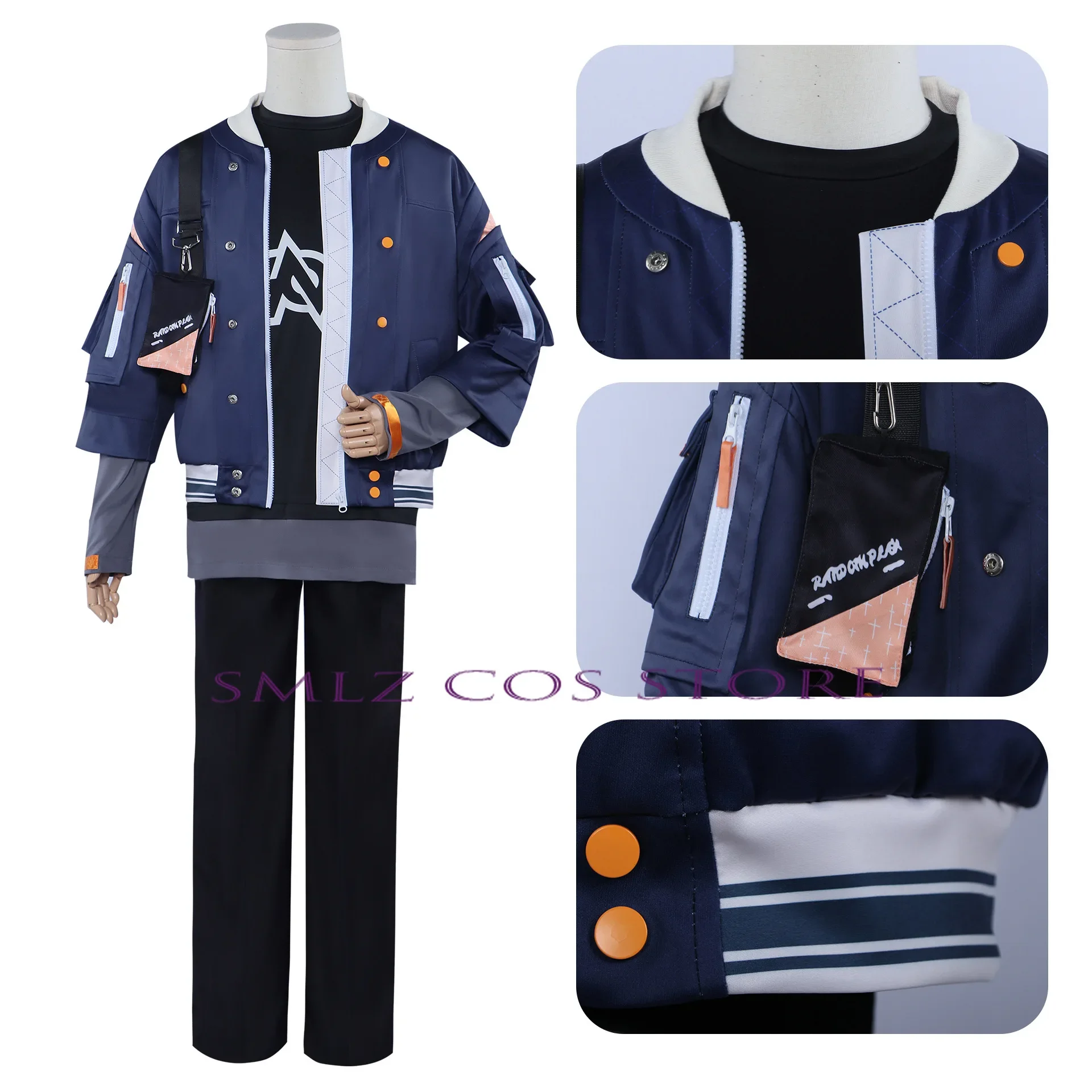 Anime Twins Wise Belle Cosplay Spiel Zenless Zone Zero Kostüm Uniform Set Halloween Party Tägliches Outfit für Frauen Männer