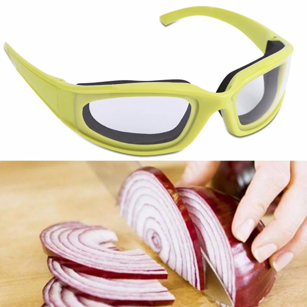 No-Fog No-Tears Onion Goggles Sponge Design Comfortable Vegetable Cutter Onion Protector Eye Tearless Glasses Kitchen Tool