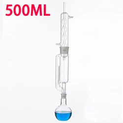 500ML spherical fat extractor Soxhlet extractor condenser tube laboratory complete glass extraction device