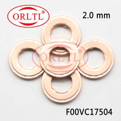 2.0mm Copper Washers Shims F00VC17504 F 00V C17 504 For Bosch Common Rail Injector Tips 4 Pieces Free Shipping