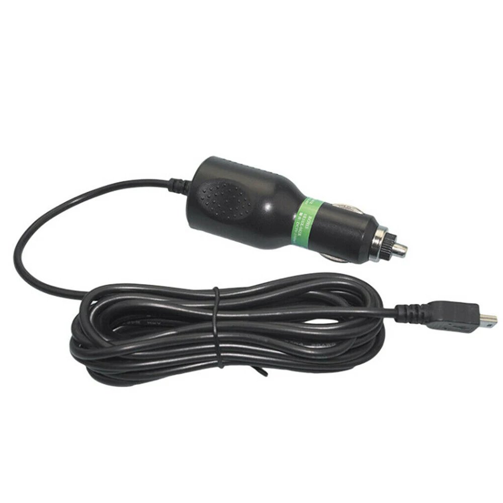 Pengisi Daya Daya Mobil USB Mini 1.2M DC 5V 1500MA Kabel Adaptor untuk GPS Kamera Mobil Perekam Input DC 12-24V Pengisi Daya Perekam Mobil