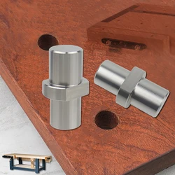 Multi-function Workbench Stop Tenon Fix Desktop Tenon Limit-Block 19/20mm Stainless Steel For Woodworking Table Accessories