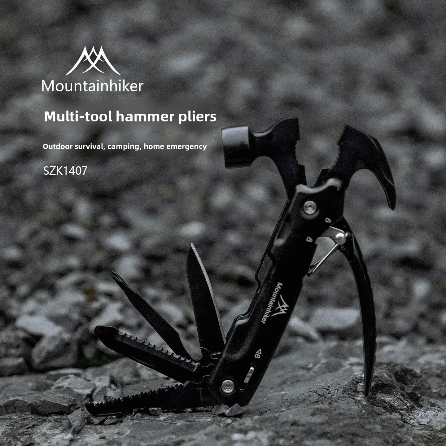 

Многофункциональный молоток-плоскогубцы MOUNTAINHIKER для кемпинга, установки палаток, крепления тентов и открывалка для бутылок