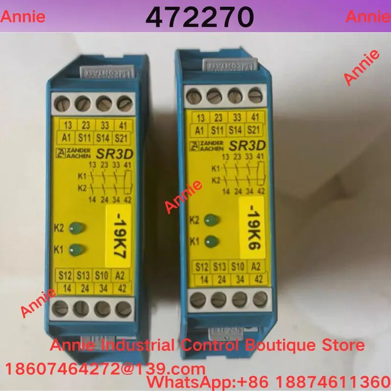 Second-Hand Test OK SR3D safety relay 230V 472270 model