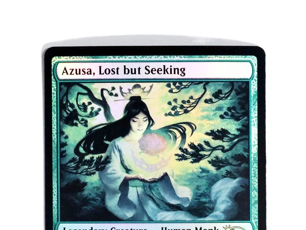 (Azusa، فقدت ولكن تسعى) بطاقات الوكيل السحرية Holo/Foil TCG لعبة جودة الوكيل لوحة تجميع اللعب أوراق التداول الوكيل #3