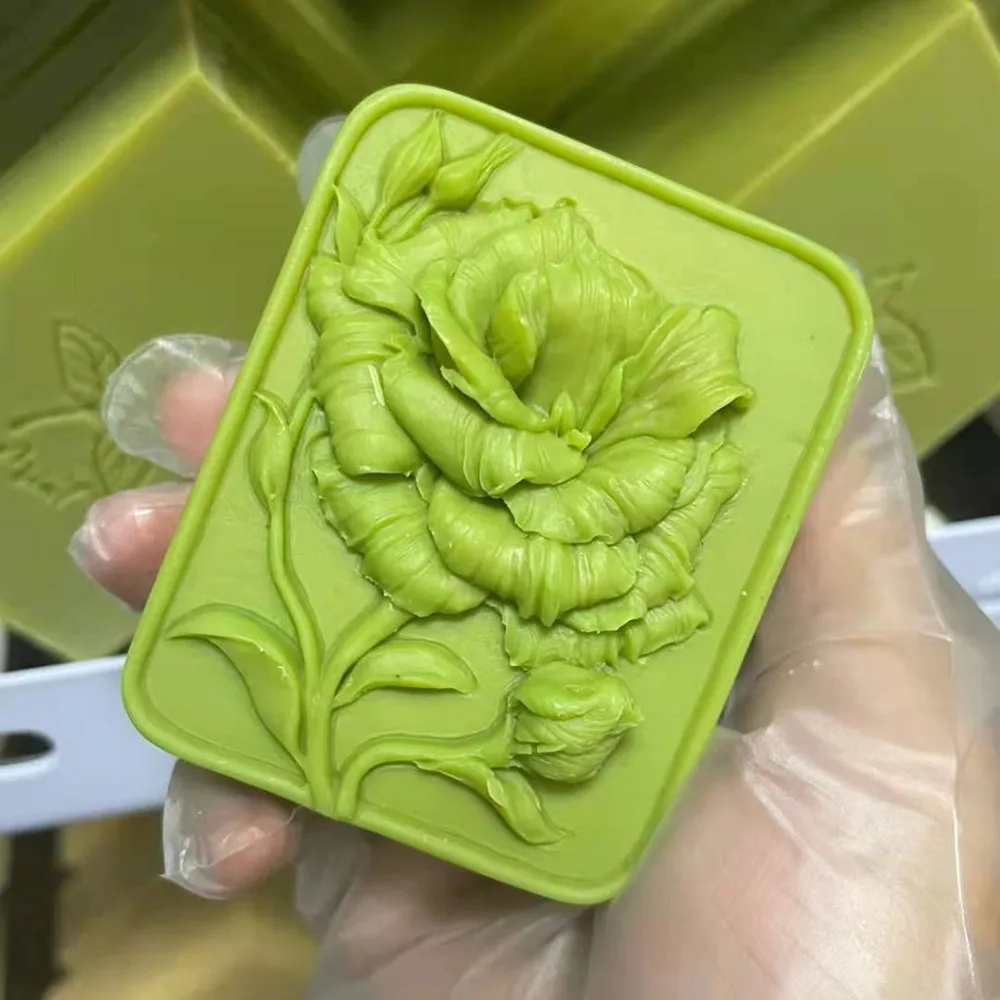 Nuovo bellissimo fiore rosa stampo per sapone in silicone rose stampi per sapone stampo per bomba da bagno argilla resina aroma gesso torta stampo