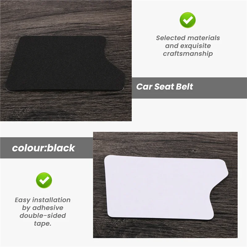 Precision Car Seat Belt Anti Scratch Protector Guard Cover Decal Stickers For Geely Atlas Emgrand NL-3 Proton X70 2016-2020