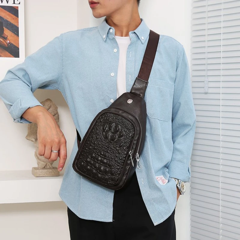 MOOWOO-Minkoff Bolsa Peito para Homens, Mini Bolsas Crossbody para Feminino, PU Sacos de Cintura de Couro, Bolso Bolsa, Alta Qualidade, Novo, Rebecca Minkoff