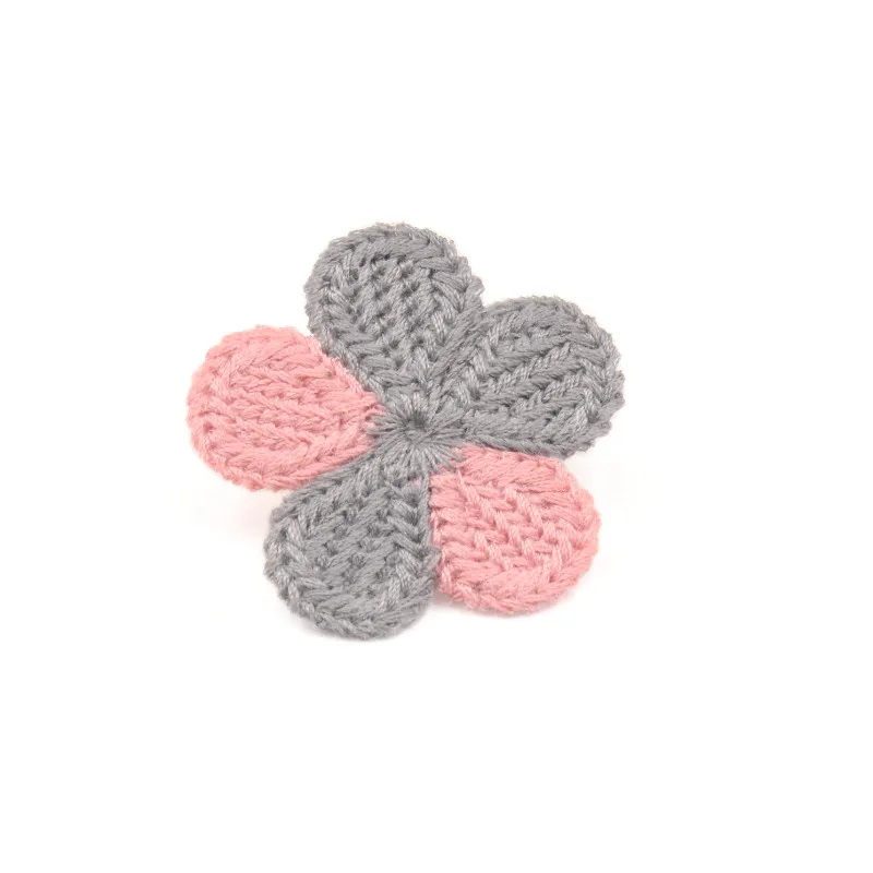 35mm 20Pcs/Lot Mini Cotton Knitting Flower For Home Hat Shoes Clothing Decoration Scrapbooking DIY Handmade Crafts Accessories