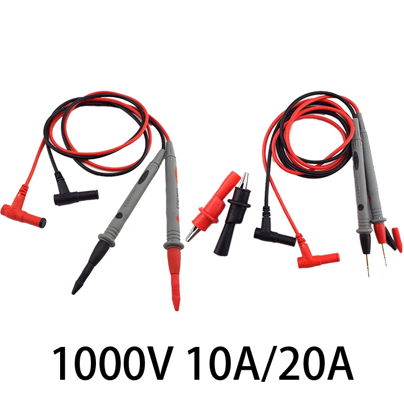 universal 1000V 10A 20A Multi Meter Test Probe lead wire cable multimeter Needle tip pen for Digital Multimeter Tester Voltmeter