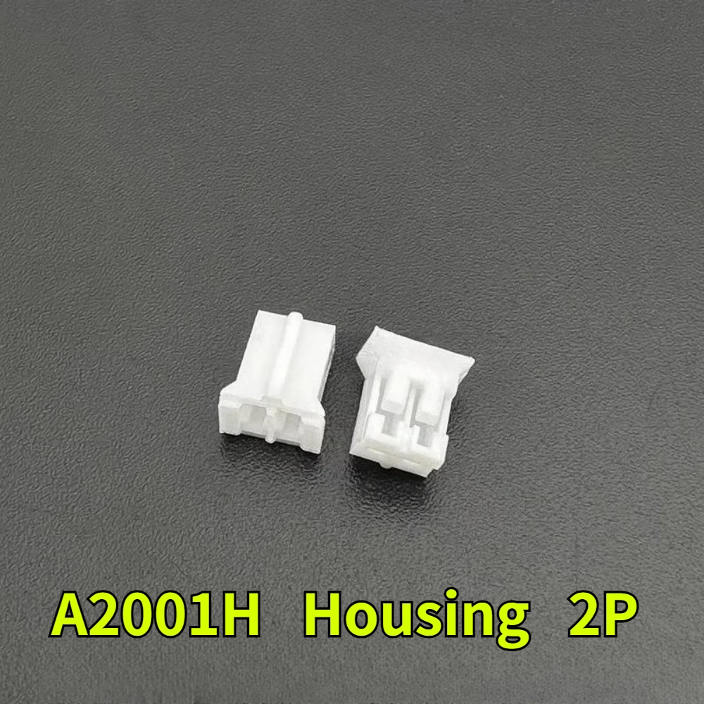 20/50/100Pcs/lot A2001H Housing Pitch 2.0mm 2P 3P 4P 5P 6P 7P 8P 9P 10P 12P 14P Rubber Shell Connector Terminal