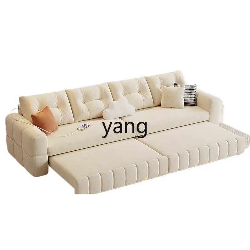 

LH folding sofa bed dual-purpose small apartment multi-functional wear-resistant double triple combination straight row sofa