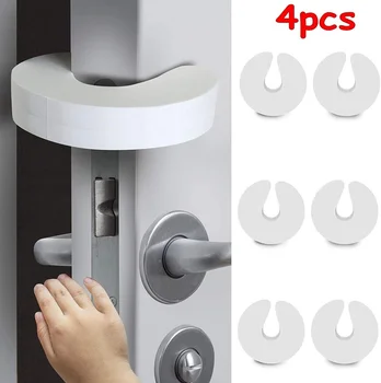 4PCS Kid Protezione per le dita Fermaporta Jammers Pizzico Guardia Sicurezza del bambino Cucina di casa Camera da letto Porta di sicurezza Clip Fermaporta A +