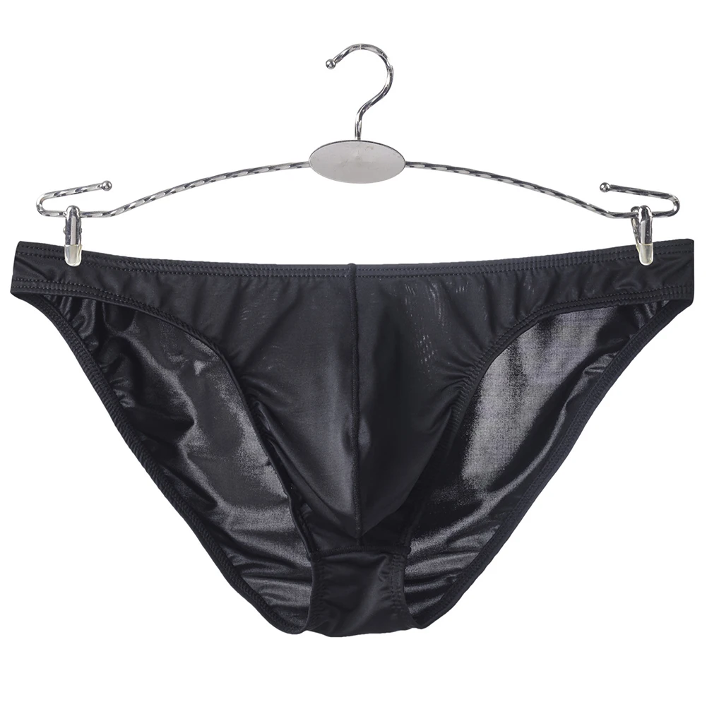 

Men Ice Silk See Through Breathable Soft Pouch Underwear For Hot Man Underpants Seamless Quick Dry Summer Men's Panties Briefs