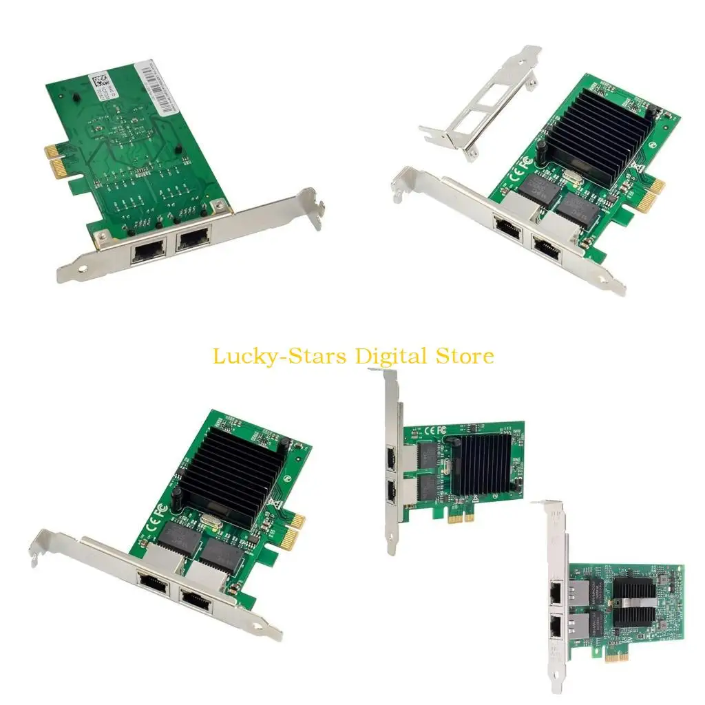 

T3EE 2 PORTS PCIE 1000M PCIE GIGABIT ETHERNET Двойные порты RJ45 LAN Card для 82576EB PCI-E Ethernet