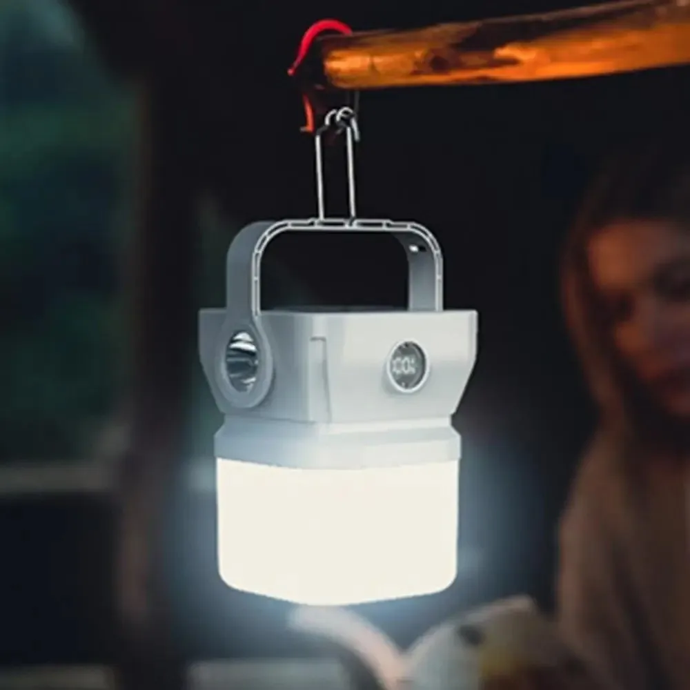 

Portable Rechargeable Solar Camping Lantern Strong Brightness Emergency Camping Light Waterproof Tent Lamp Travel