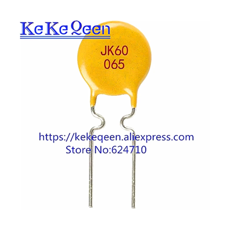 50Pcs/Lot Self Recovery Fuse JK60-065 60V 650mA 0.65A PPTC Original Authentic
