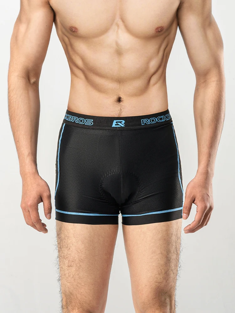 AliExpress ROCKBROS Mens Cycling Shorts Breathable 3D Padded Shockproof Bike Underwear Quick-Dry Sports MTB Road Bicycle Underpants Shorts