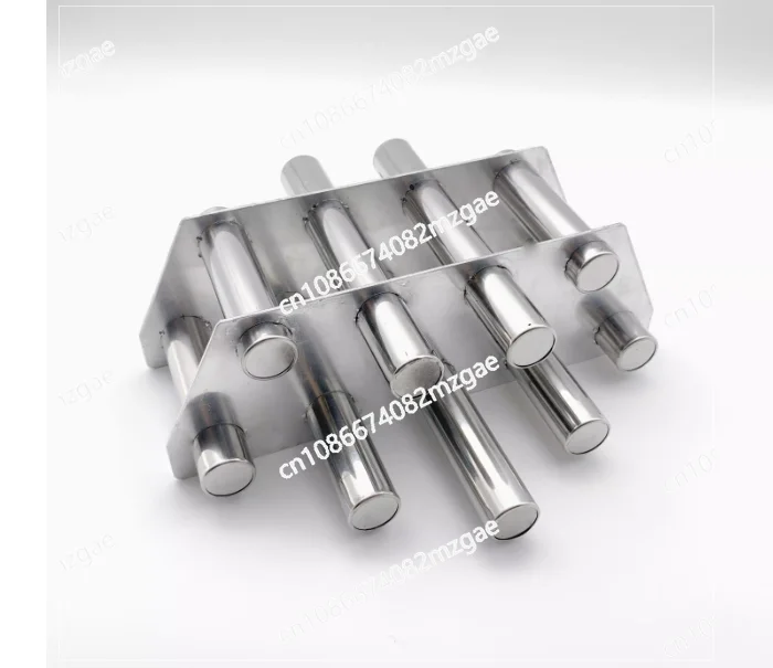 5000Gs Injection Molding Machine Magnetic Rack 9 Tube Strong Magnet Dryer Magnet Hopper Magnetic Tube Iron Sucker