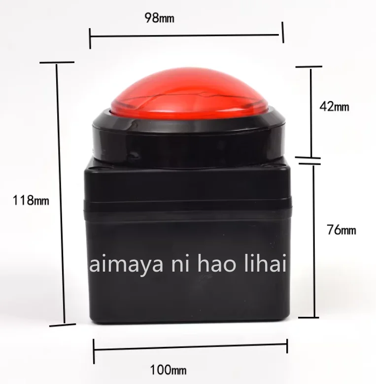 Custom Button Remote Control Buzzer Switch Lottery Computer Mouse Shortcut Keyboard 2m 98mm USB