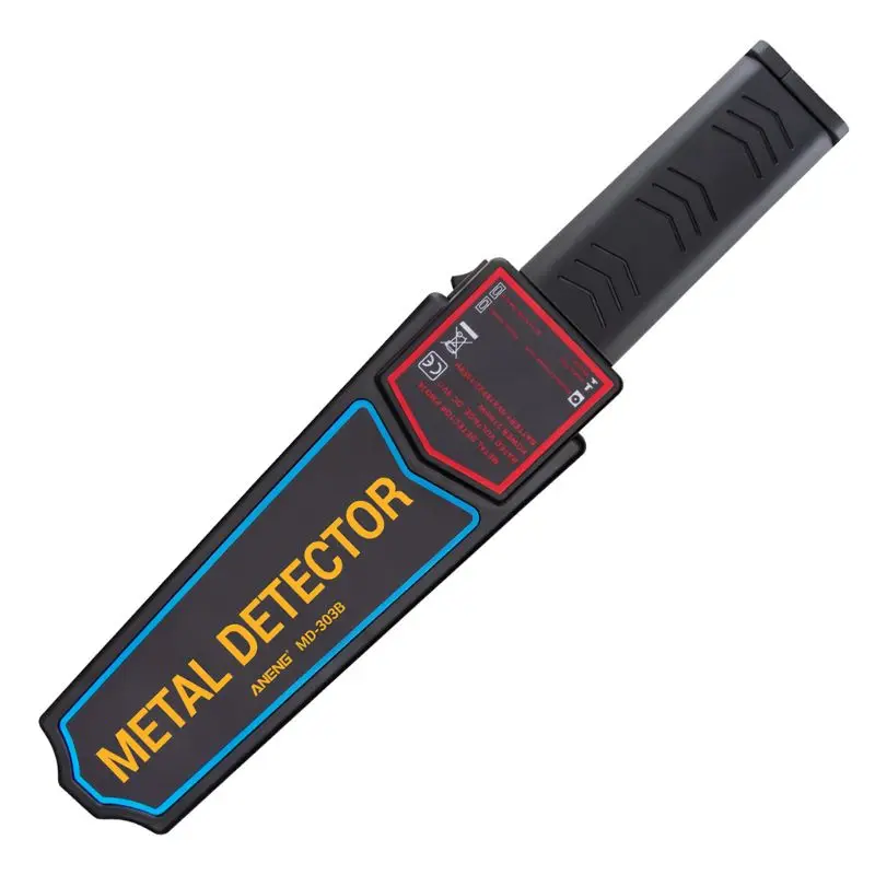 MD303B Metal Detector Security Scanner Handheld Metal Detector Wand Small Portable Inspection Scanning Instrument Professional