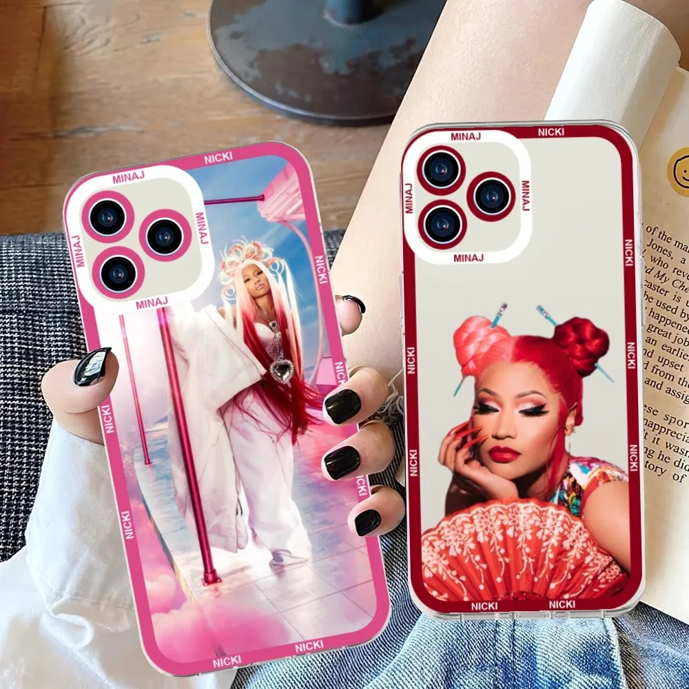 Nicki Minaj Hot Singer Phone Case For Samsung S 23 22 21 20 ULTRA PLUS Lite Transparent Shell