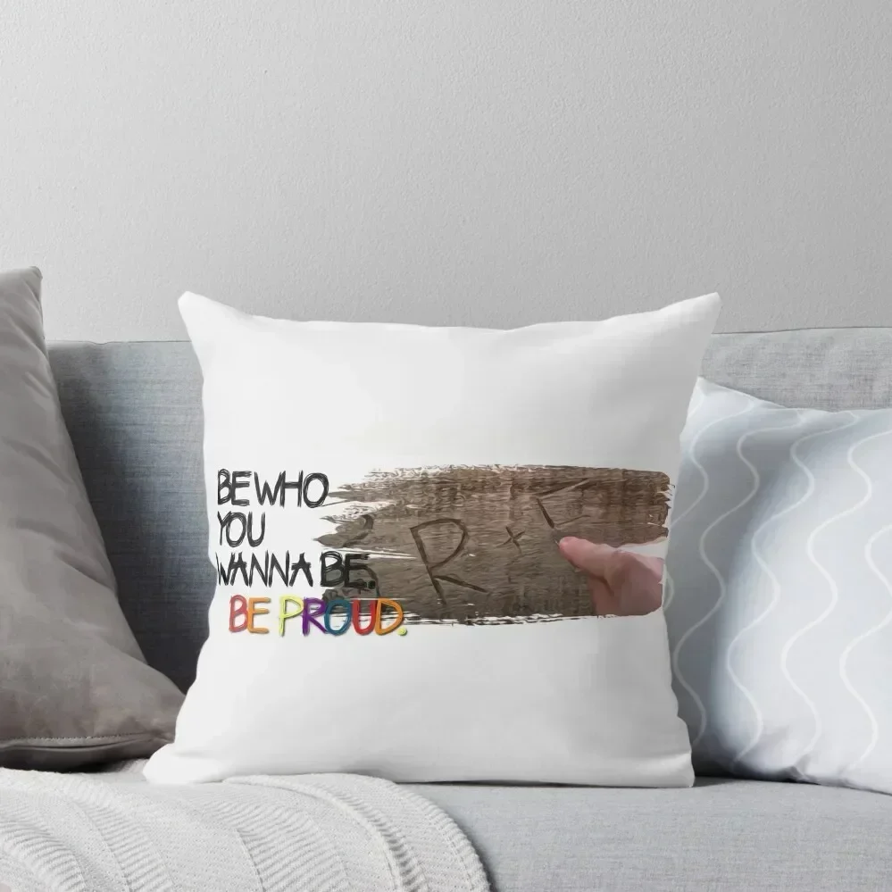 Richie’s “be who you wanna be, be proud.” Throw Pillow anime girl Couch Pillows luxury home accessories pillow