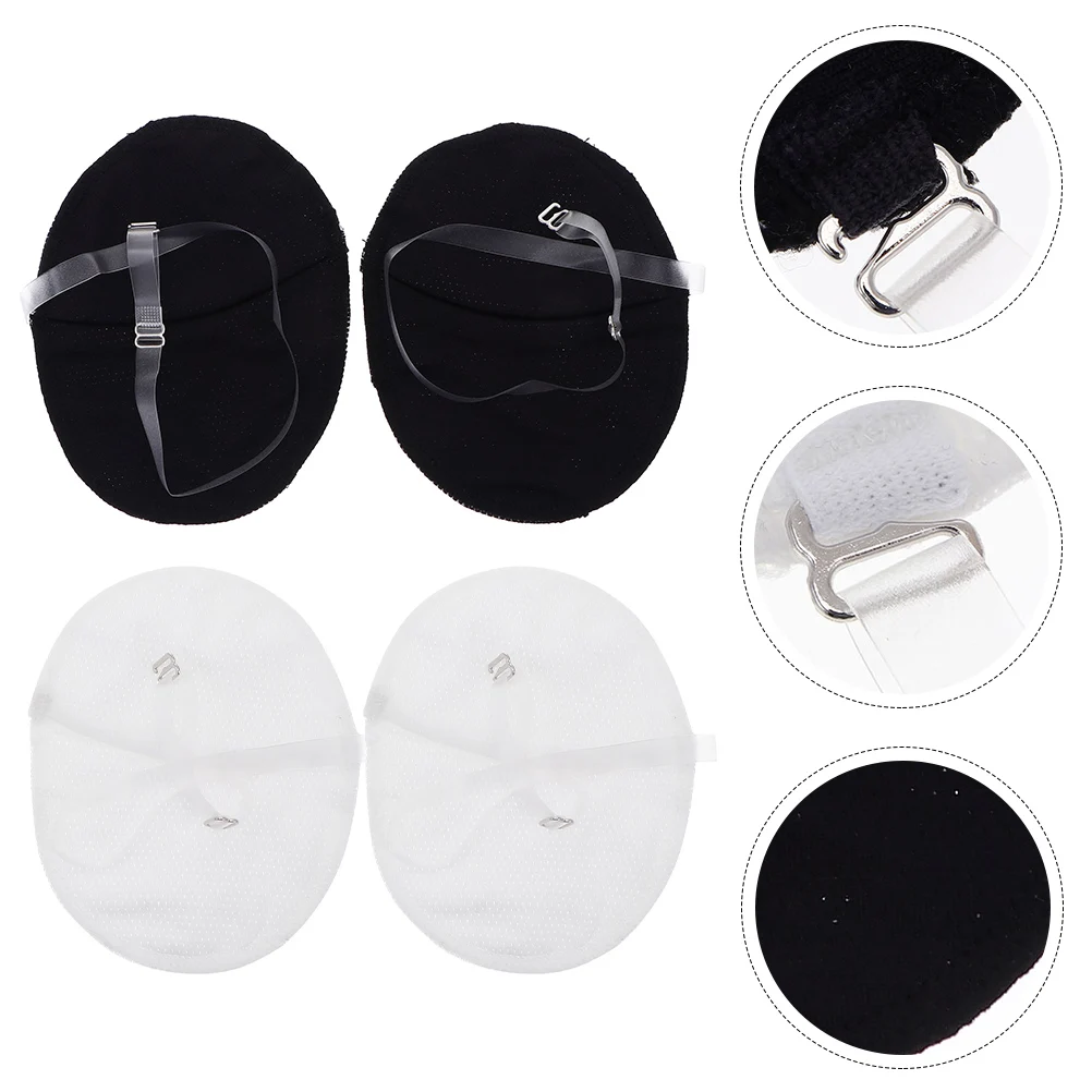 وسادات تحت الإبط قابلة لإعادة الاستخدام من البوليستر للنساء وسادة الإبط للصيف والرياضات الخارجية والجري والركض المحمولة