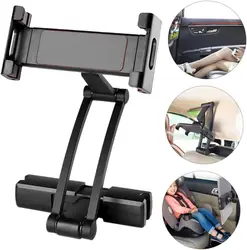 Universal Car Headrest Mount Holder for Kids Car Phone Holder with Angle- Adjustable Holding Clamp for Phone Tablets for Iphone