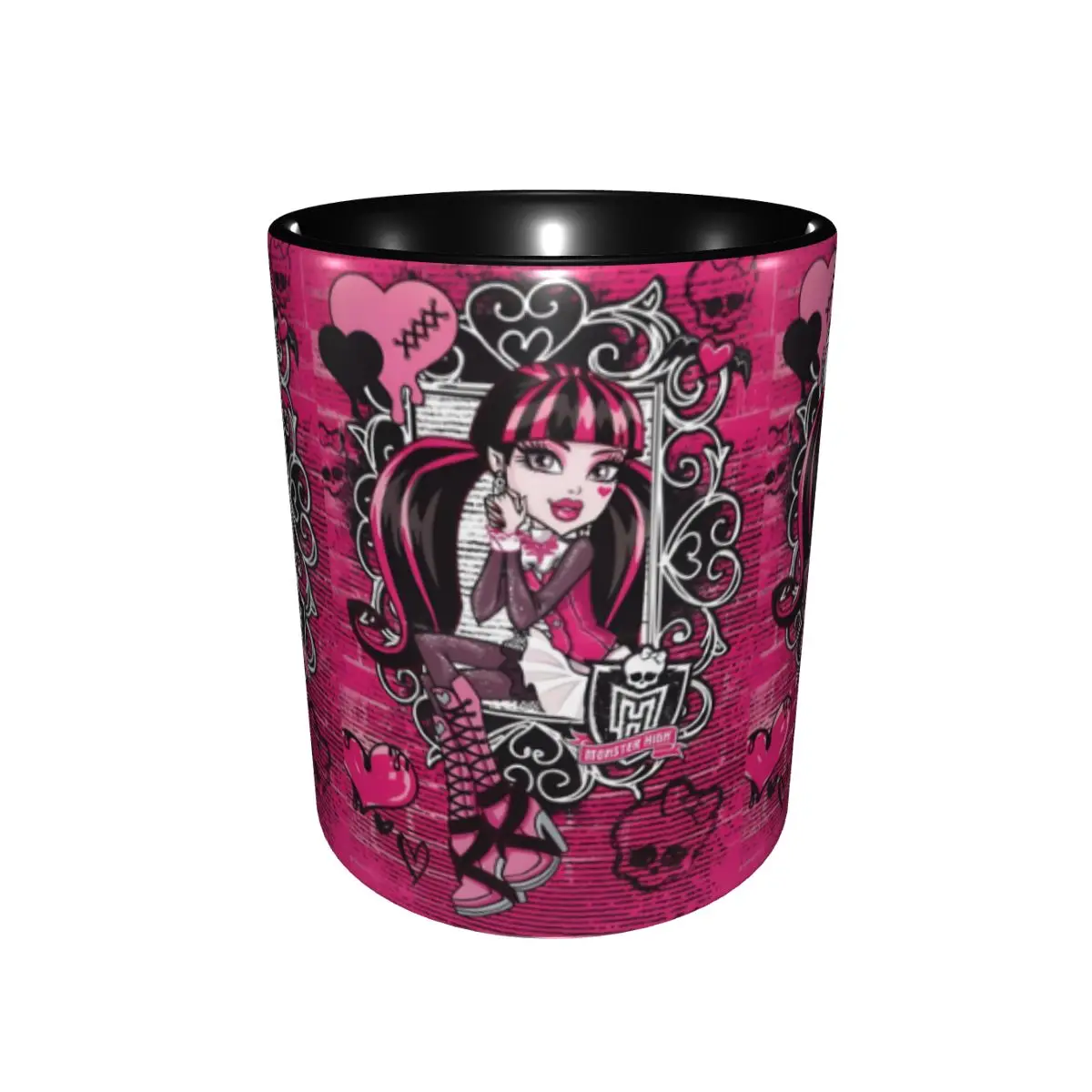 Monster High Creative Ceramic Coffee Mug Landscape Tea Milk Cup Home Office Gift Mugs 330ml