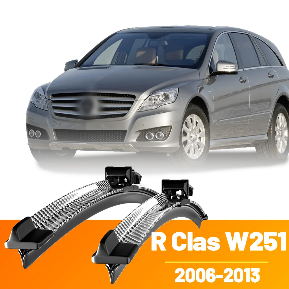 2 Stück Frontscheibenwischerblätter aus Kohlefaser für Mercedes Benz R-Klasse W251 2006-2013 2007 2008 2009 2010
