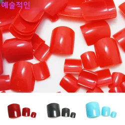 500pcs Artificial Toe Nails Tips French Acrylic Full Cover Professional Nail Art Decor Manicure Tools for Toenails